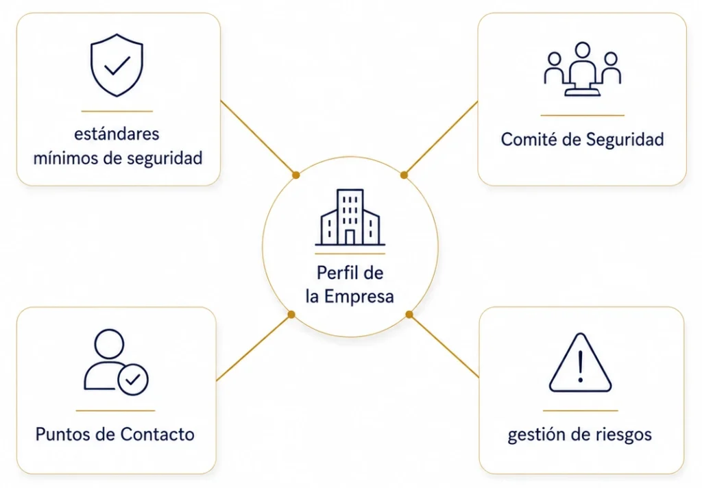 El Perfil de la Empresa y los estándares mínimos de seguridad, donde se rompe la mayoría de los procesos